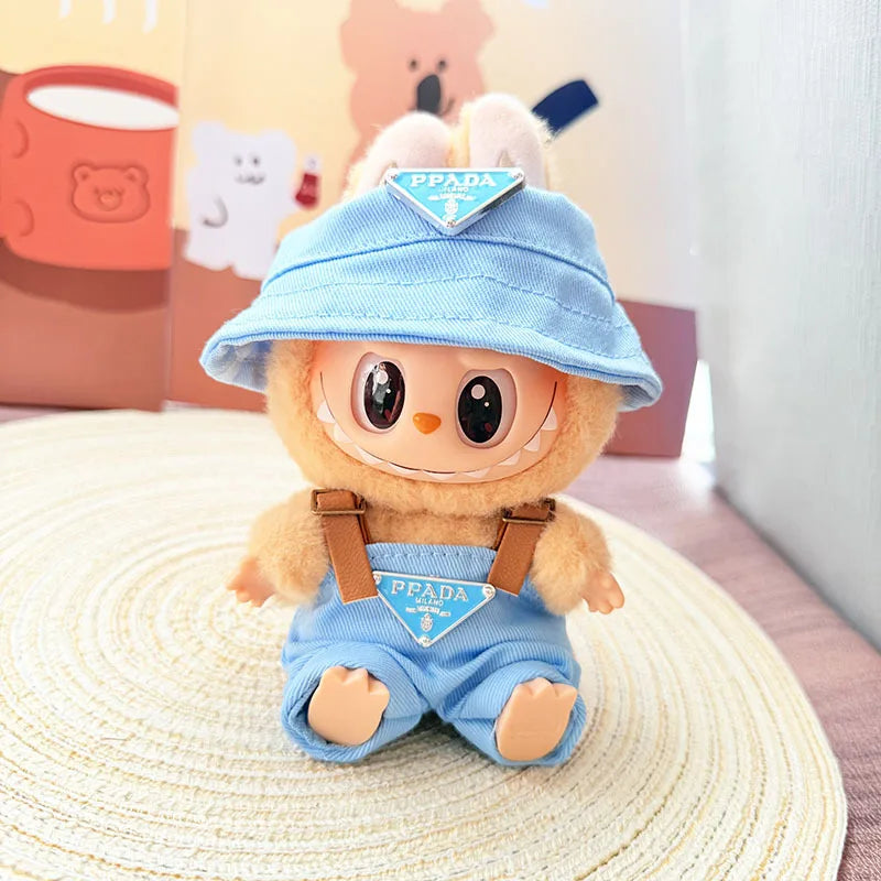 MINISO Labubu Corduroy Doll Outfit Set