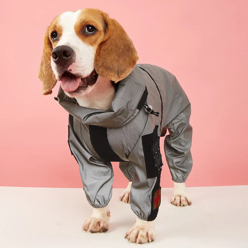 Reflective Waterproof Dog Raincoat