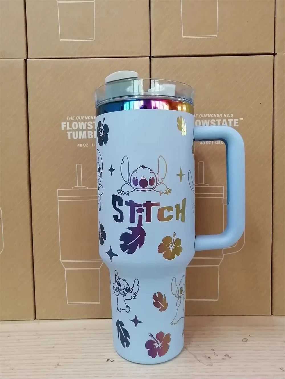Bandai Miniso Stitch Thermal Travel Cup