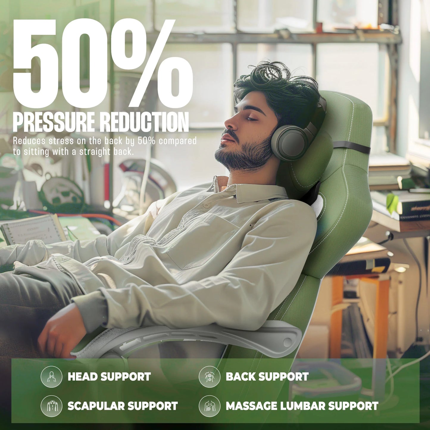 Dowinx Big & Tall Fabric Gaming Chair