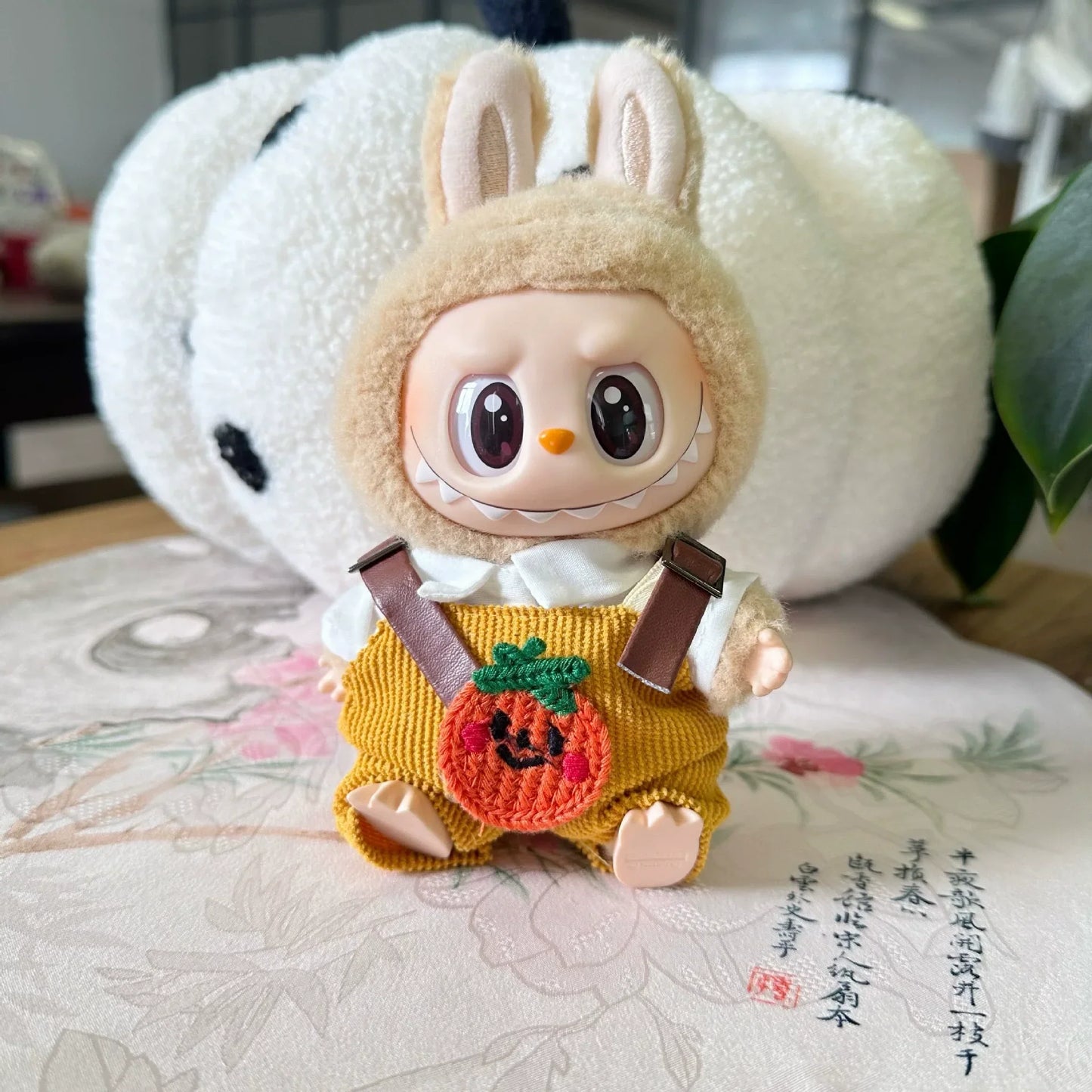 Labubu Autumn Onesie Hat Set