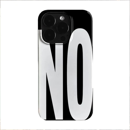Personalized Black White Letter Case