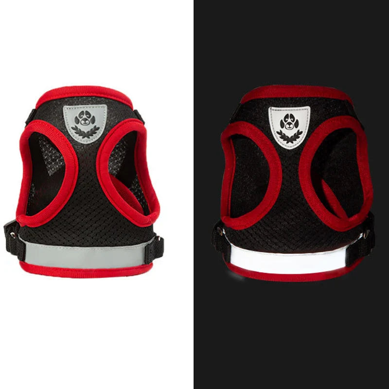 Reflective Pet Harness Vest Set