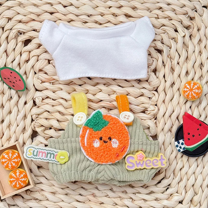 Labubu Summer Fruit Overalls Set