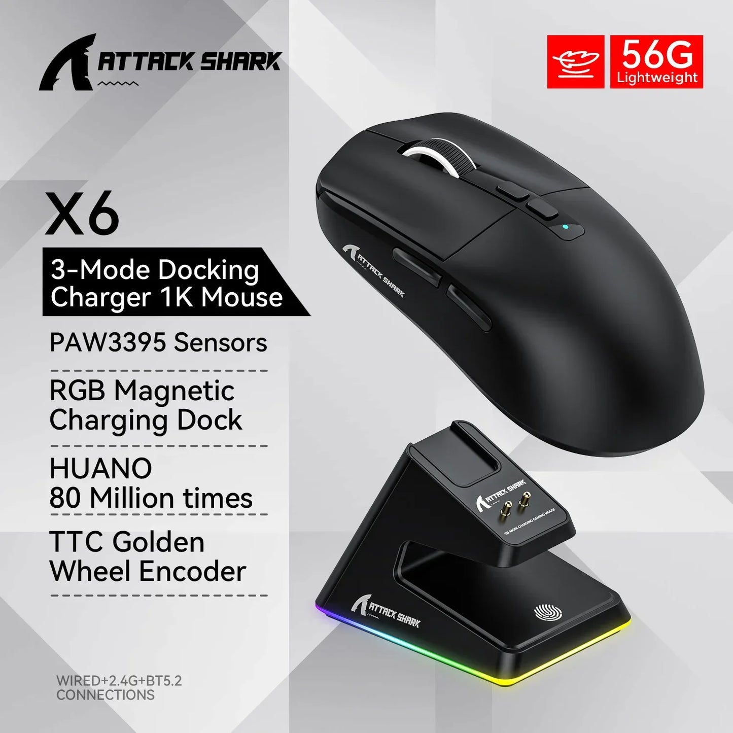 Attack Shark X6 Gaming Mouse
