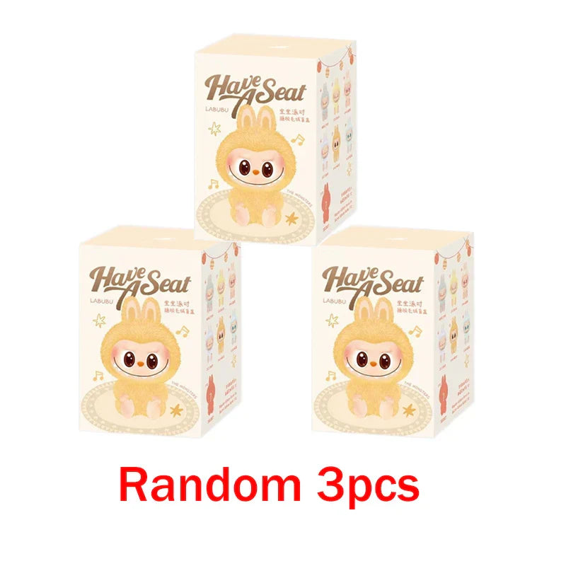 Labubu V3 Monster Keychain Toy