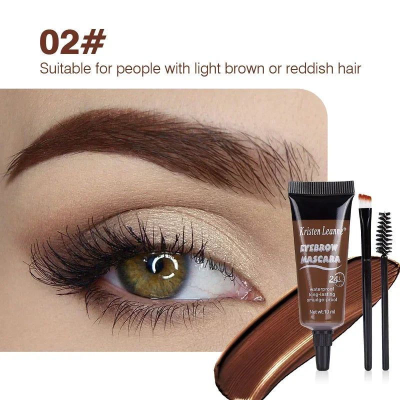 4-Color Waterproof Eyebrow Cream