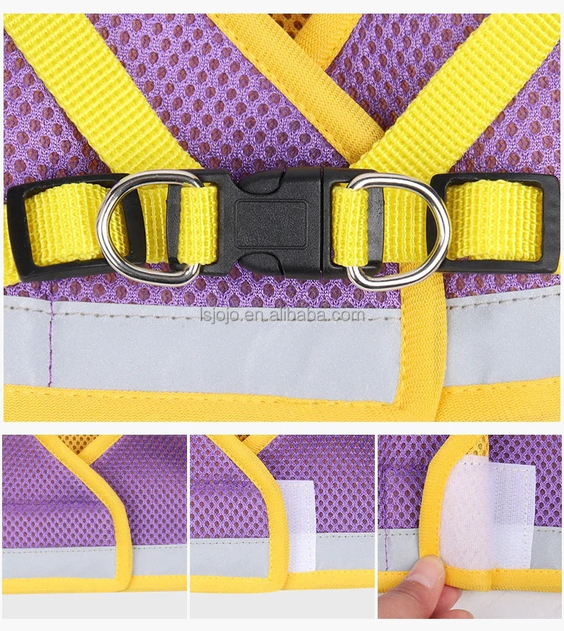 No-Pull Soft Dog Harness Set