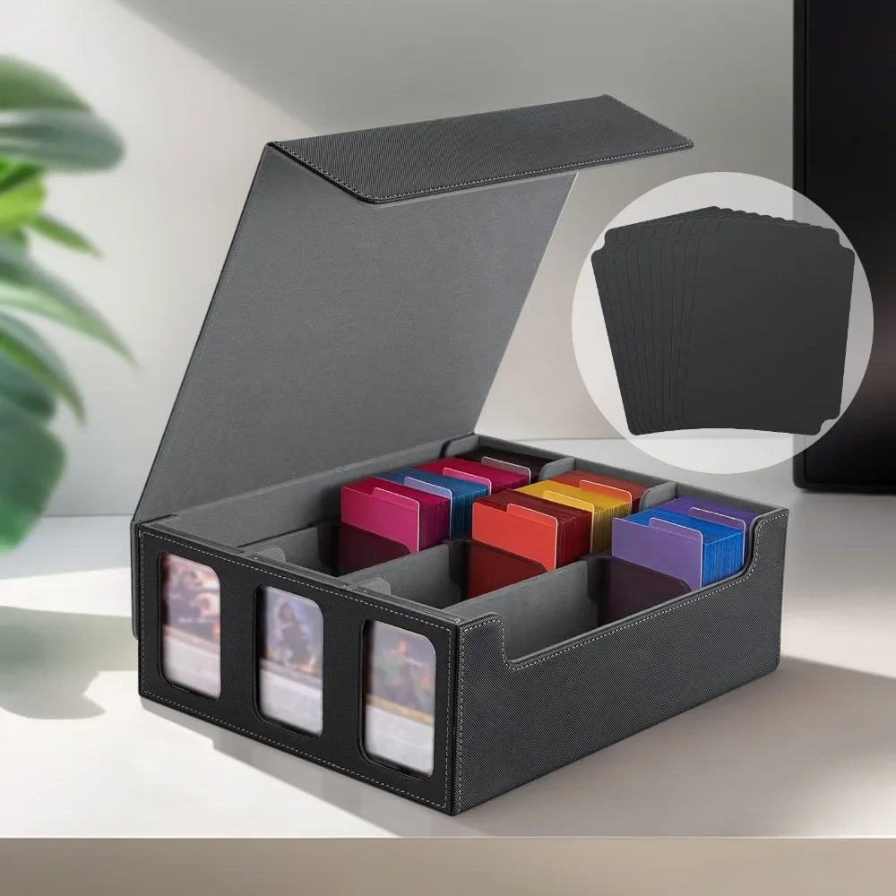 PU Leather Card Storage Box