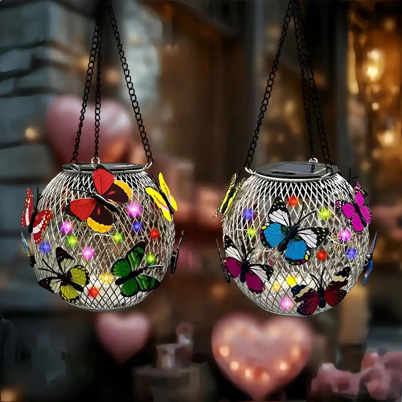 Decorative Solar Outdoor Hanging Lanterns