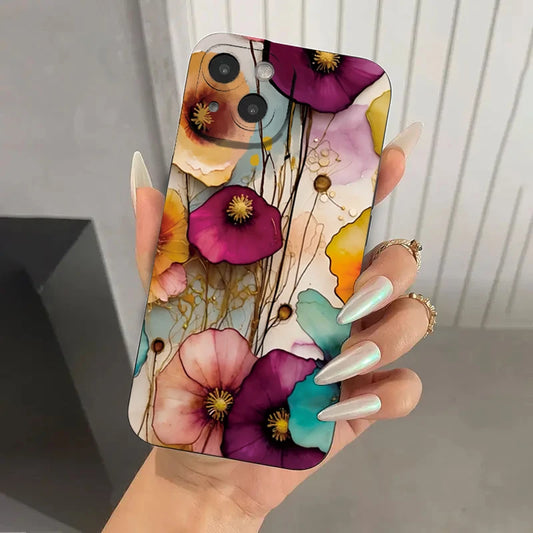 Vintage Floral iPhone TPU Cover