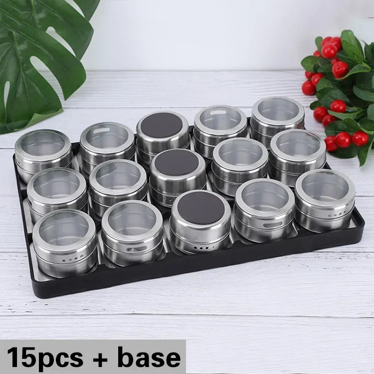 Stainless Steel Spice Tin Rack