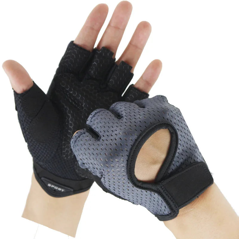 Unisex Half Finger Fitness Gloves