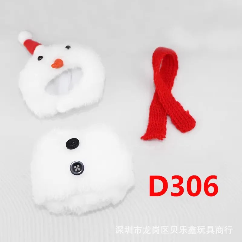 Labubu Christmas Snowman Outfit Set