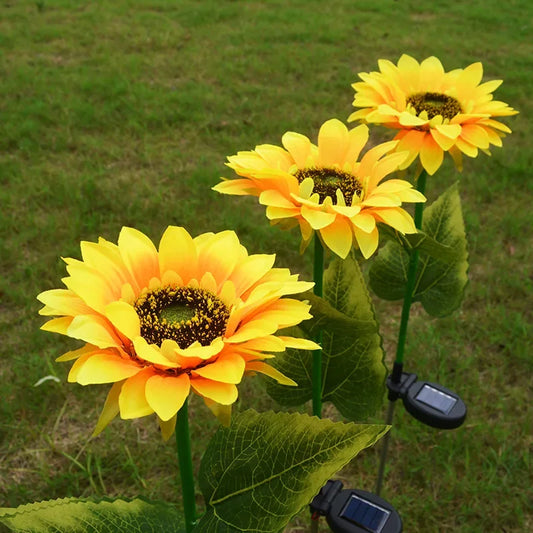 Solar LED Sunflower Garden Lights