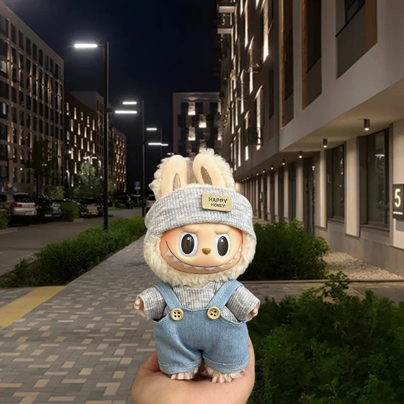 Labubu Korean Hoodie Set