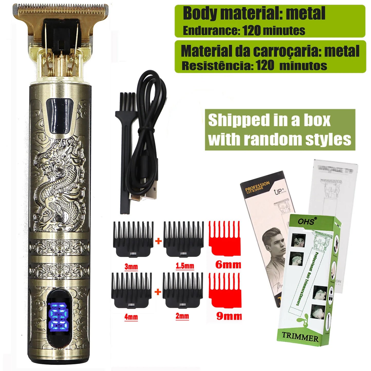 T9 Electric Hair Clipper Trimmer