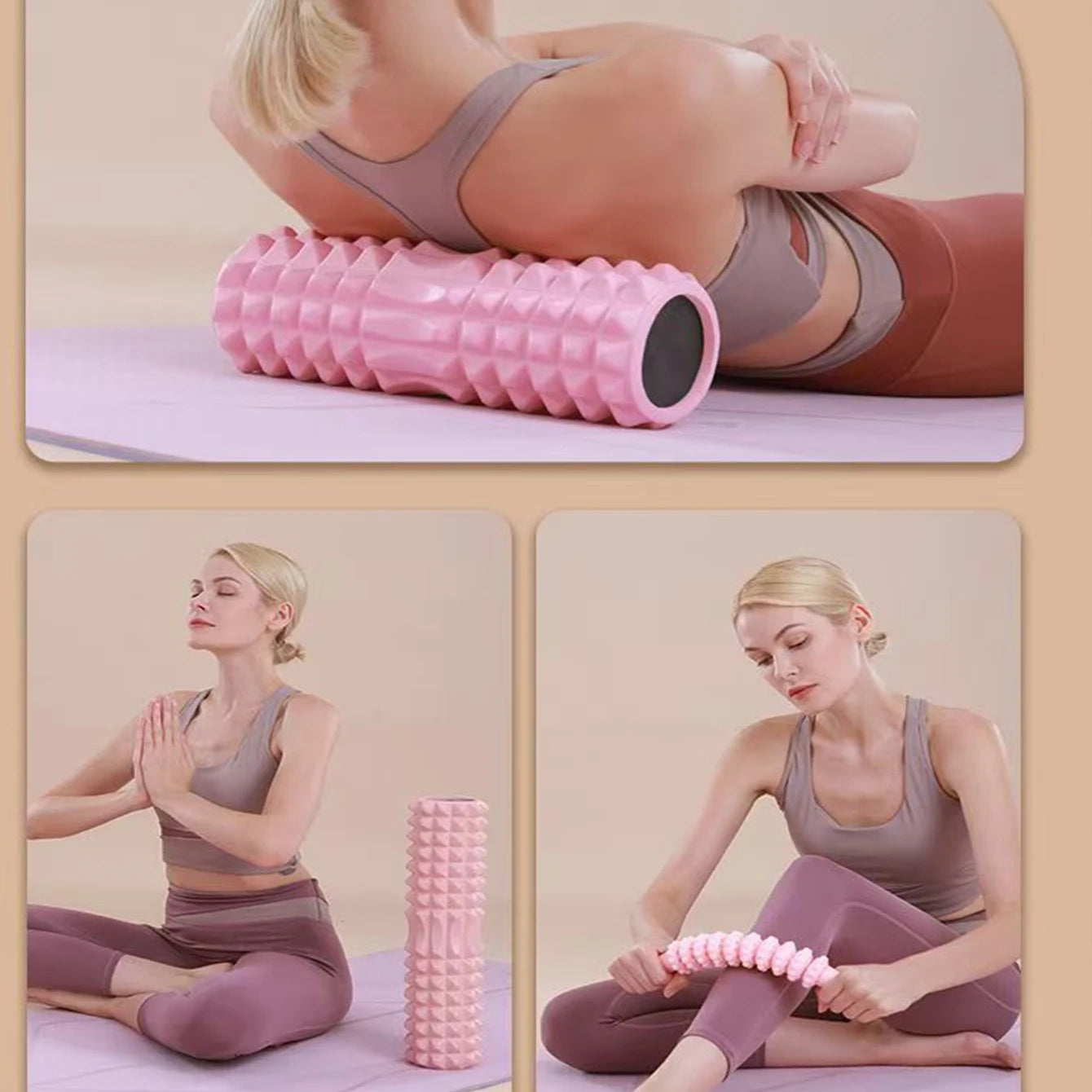 45cm Yoga Foam Roller Set