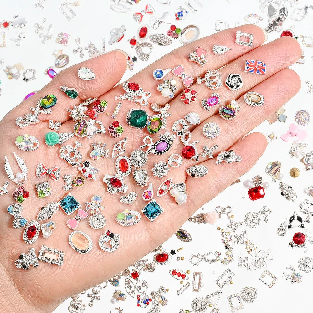 50pcs 3D Nail Art Charms