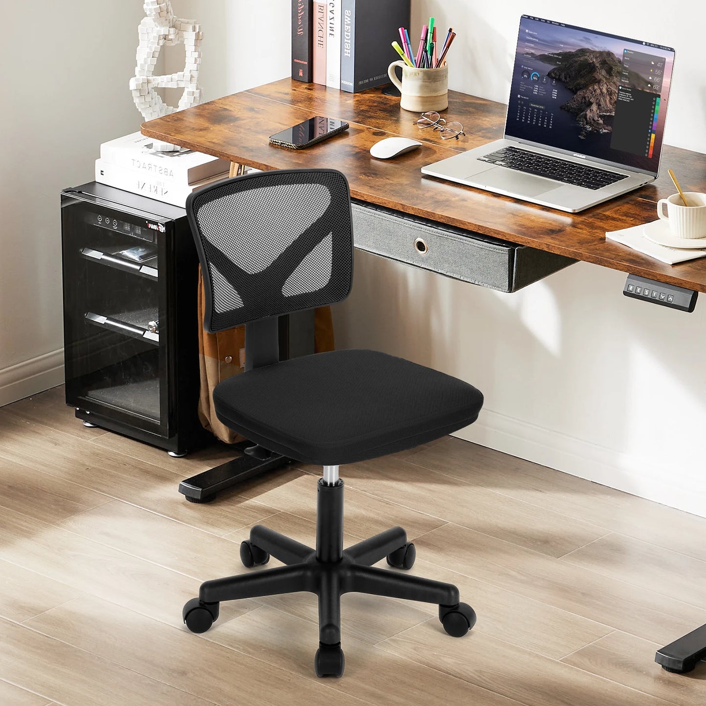 JHK Mesh Armless Office Chair