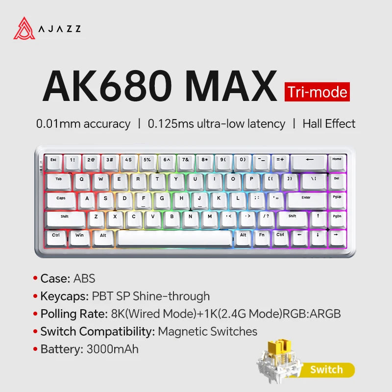 AJAZZ AK680 MAX Gaming Keyboard