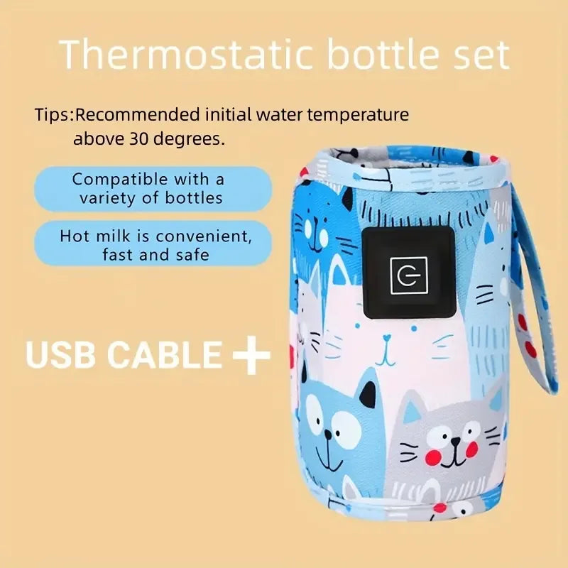 USB Insulated Bottle Heater Pouch