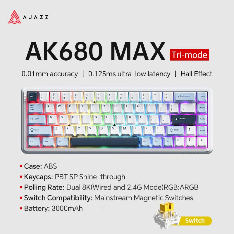 AJAZZ AK680 MAX Gaming Keyboard