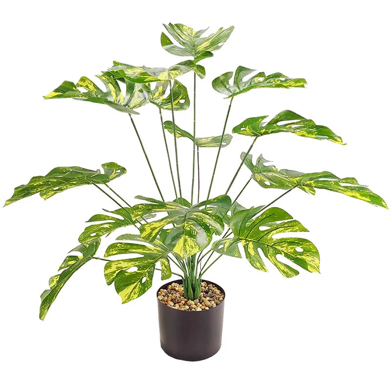 Large Artificial Monstera Tree