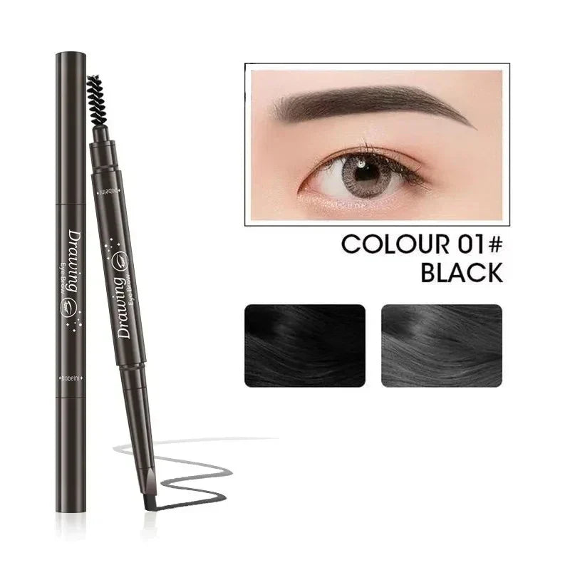 2-in-1 Waterproof Eyebrow Pencil