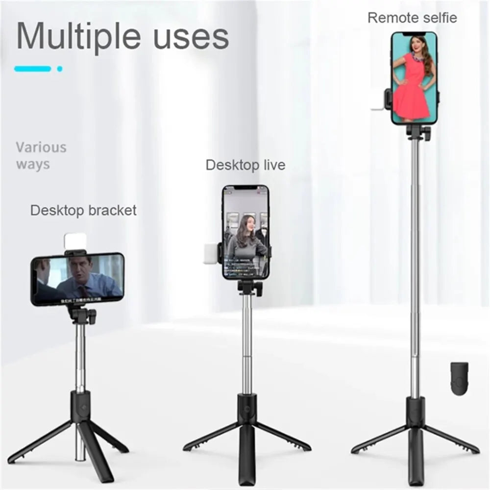 AILEHKUO Bluetooth Selfie Stick Tripod Stand