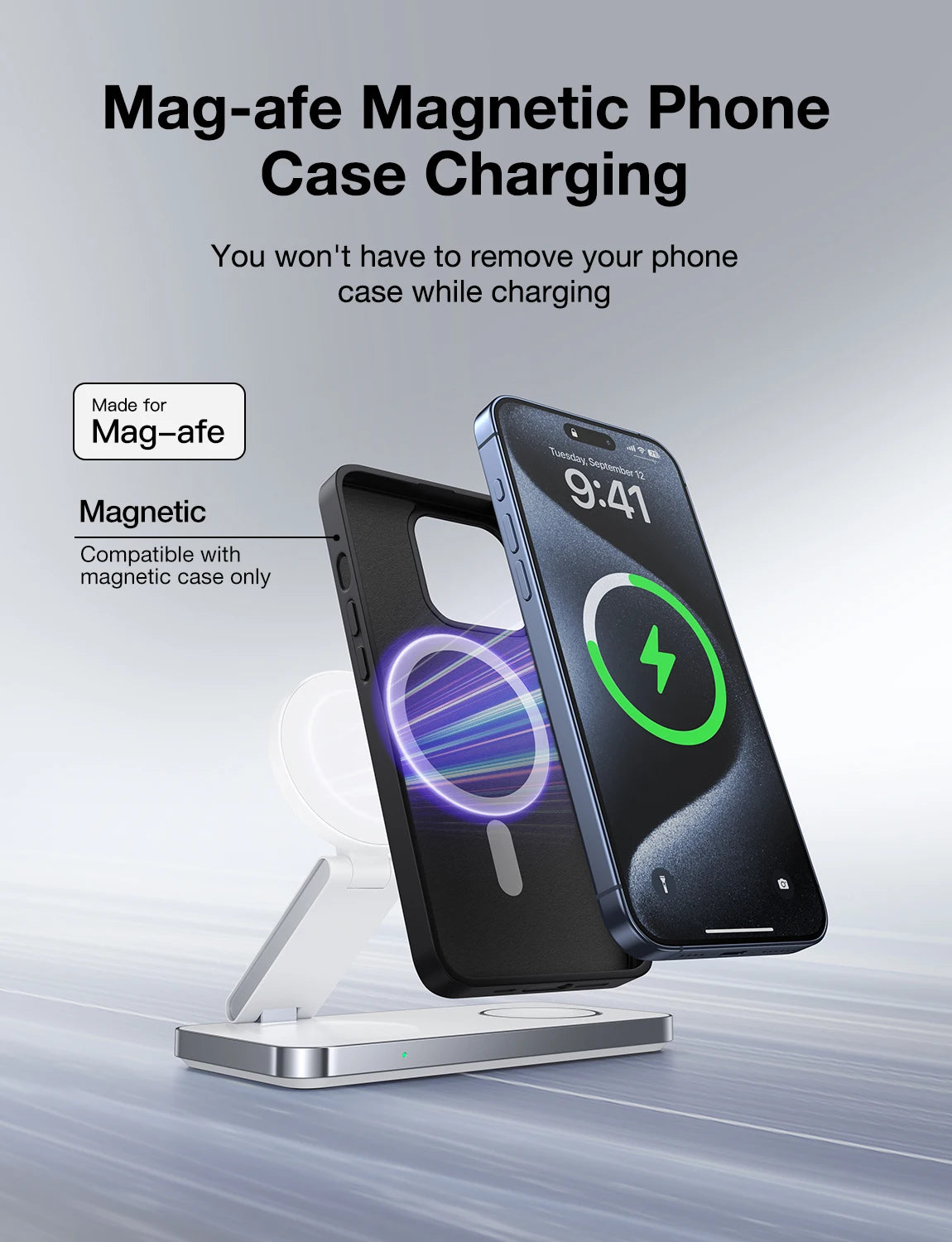 Magnetic 3-in-1 Charger Stand