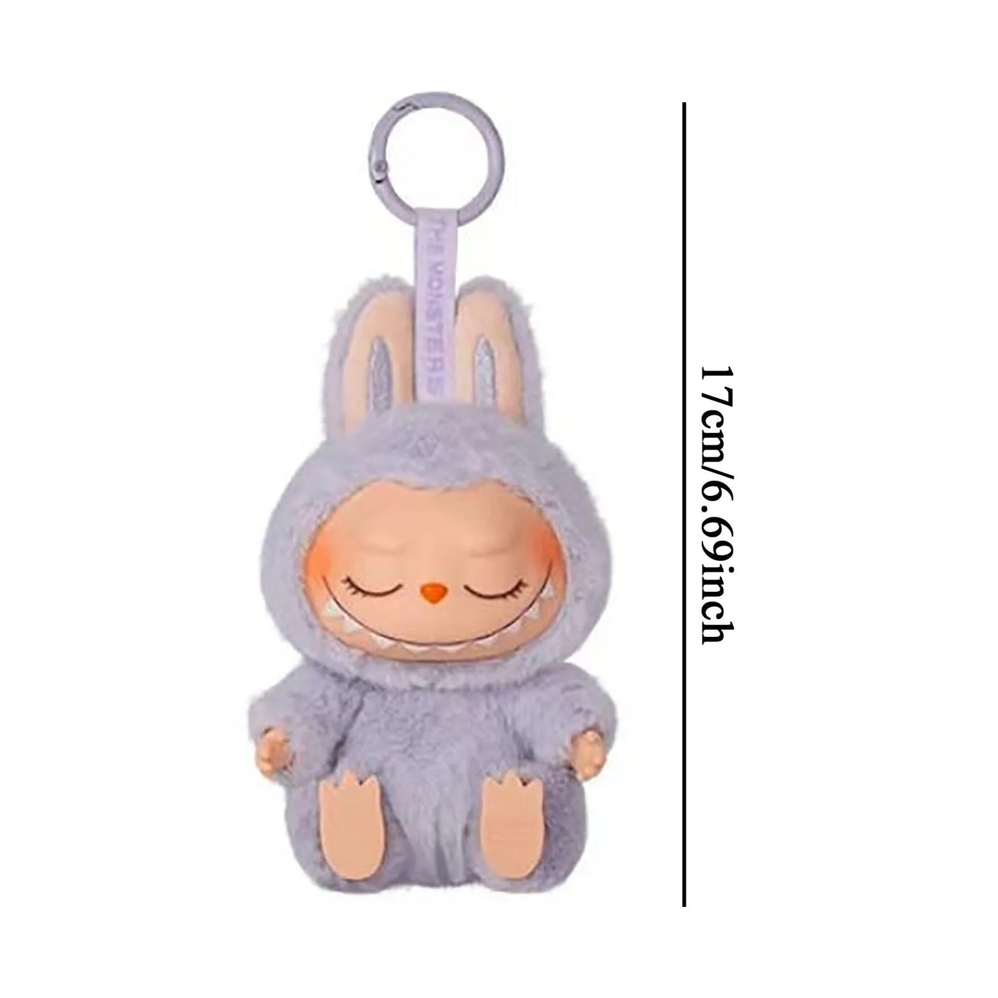 Labubu 2.3 Flocking Pendant Keychain