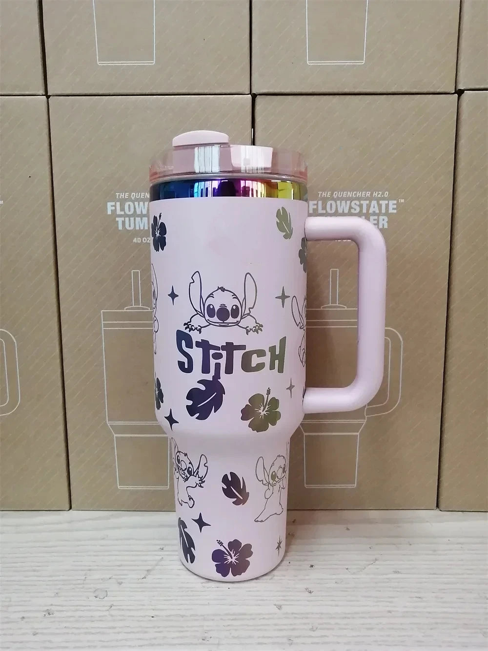 Bandai Miniso Stitch Stainless Steel Tumbler