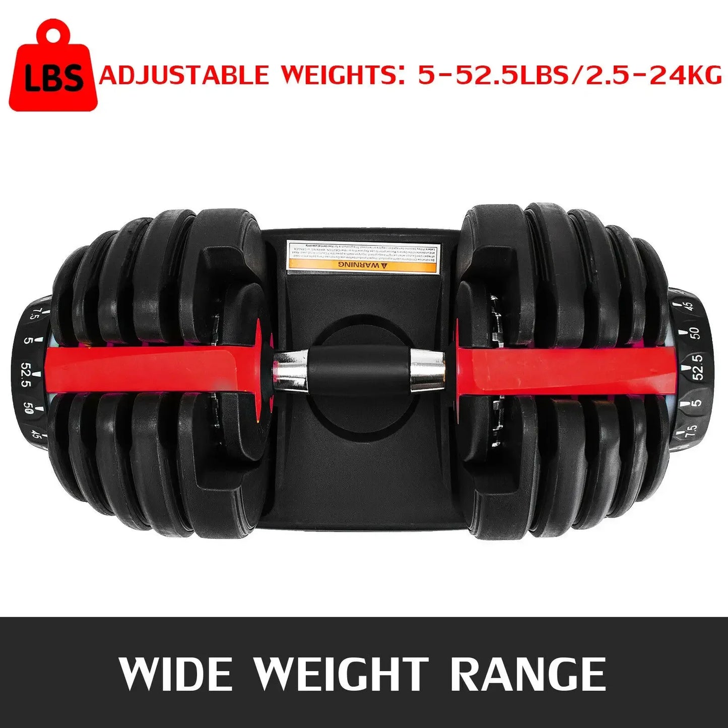 SIHAO 24KG Adjustable Dumbbells