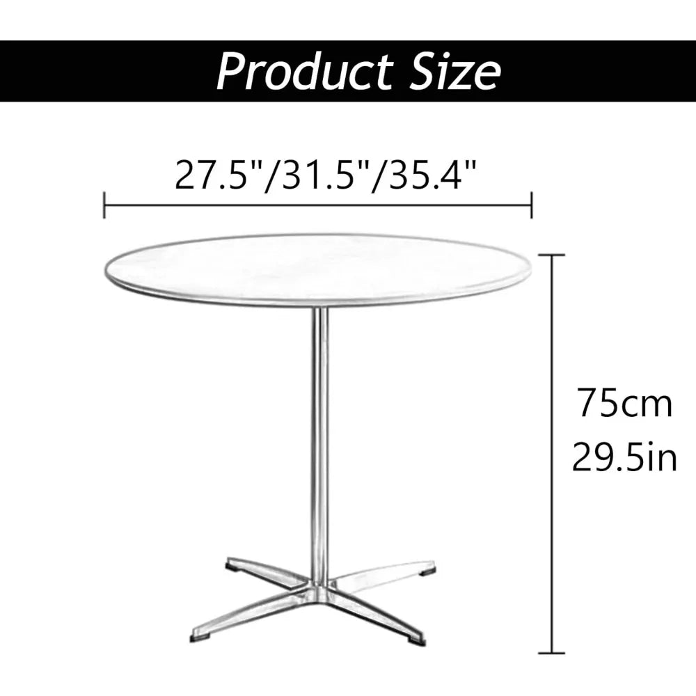 GUANGBAI Mid-Century Round Dining Table