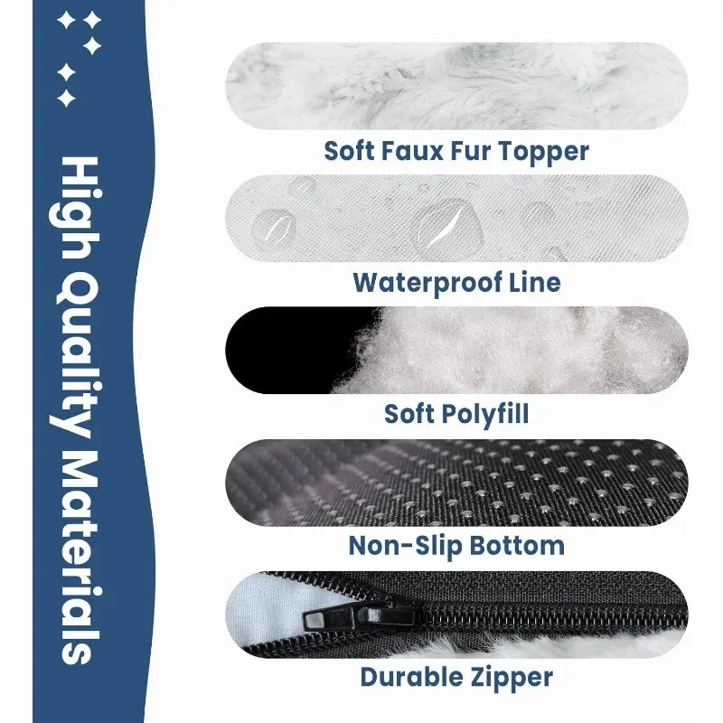 Dog Bed Waterproof Plush