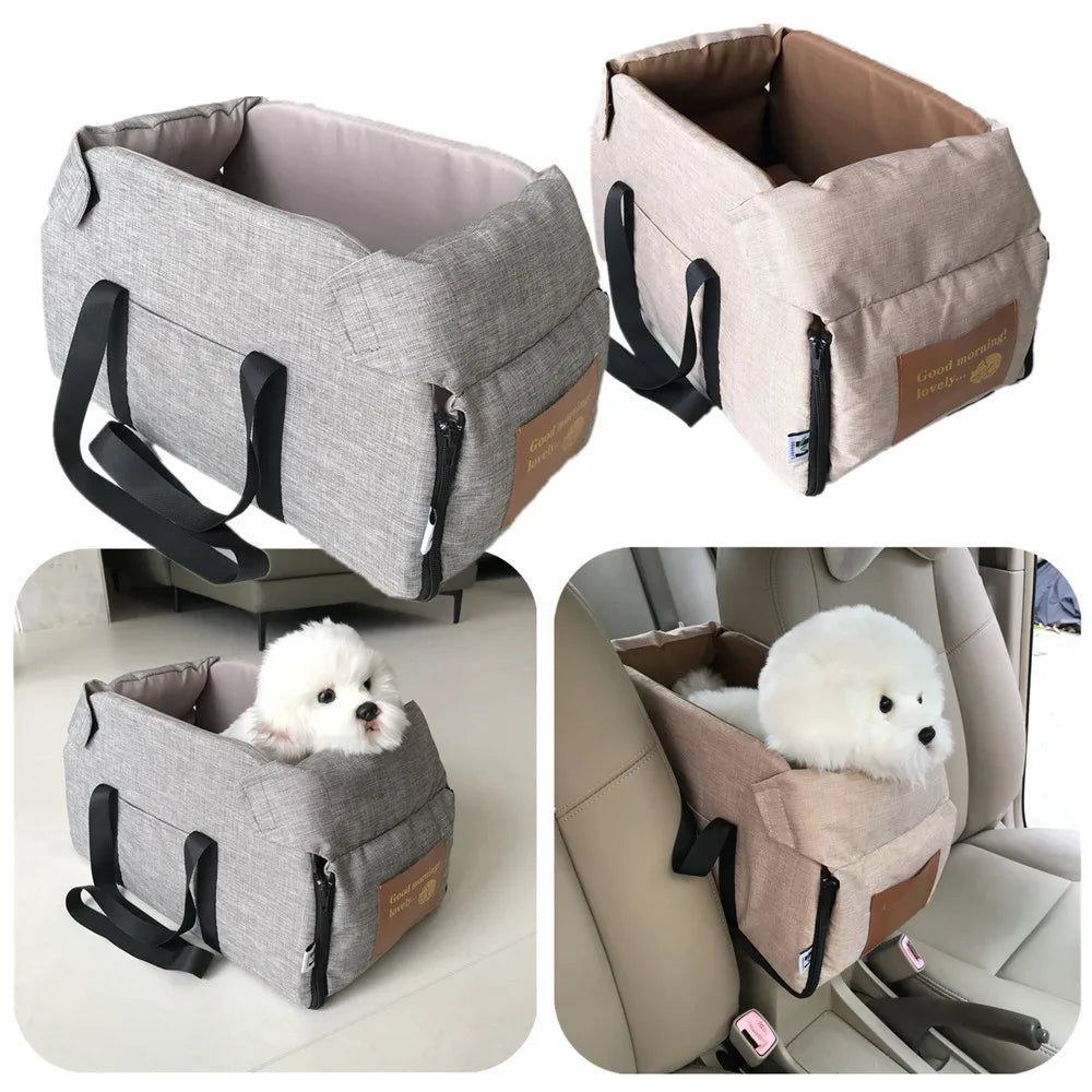 Portable Dog Car Seat Bed