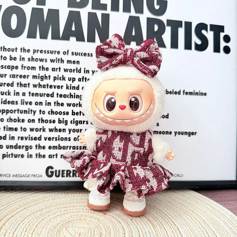 Labubu Luxury Bow Dress Set