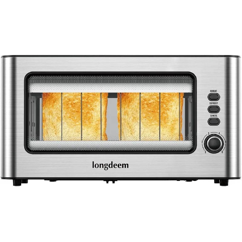 Extra Long Glass Toaster
