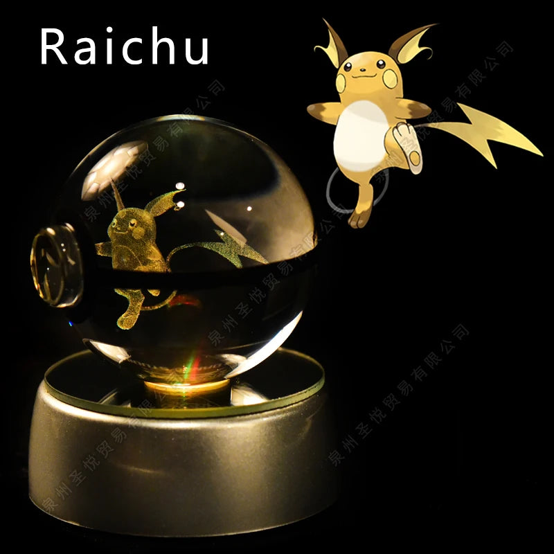3D Pokémon Crystal Ball Lamp
