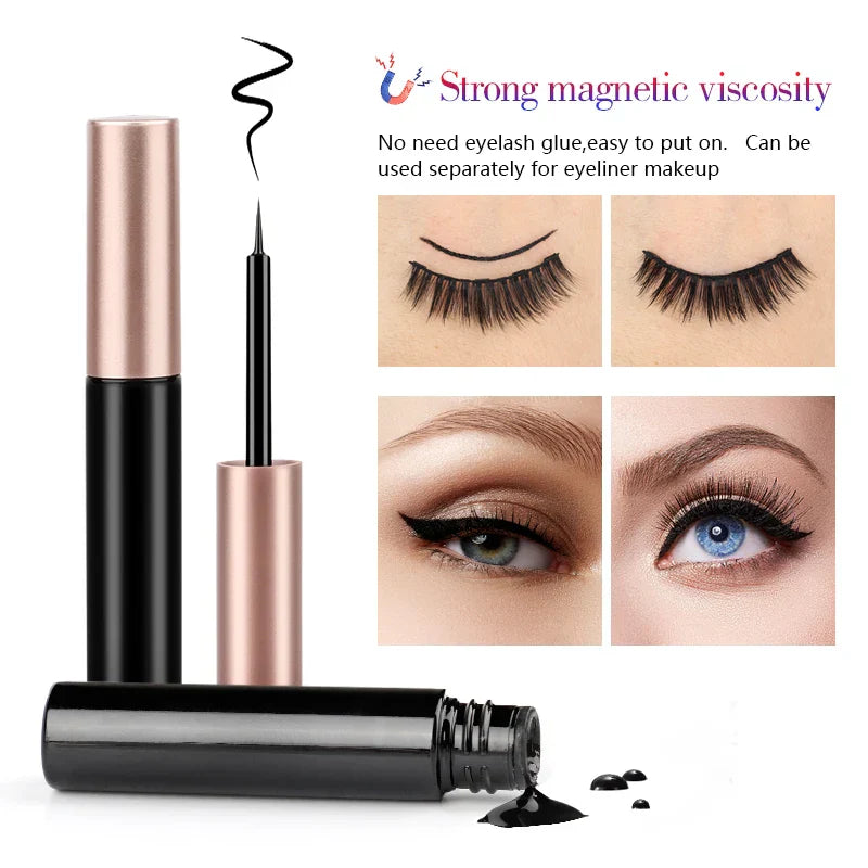 Magnetic 3D Mink Eyelashes Pair