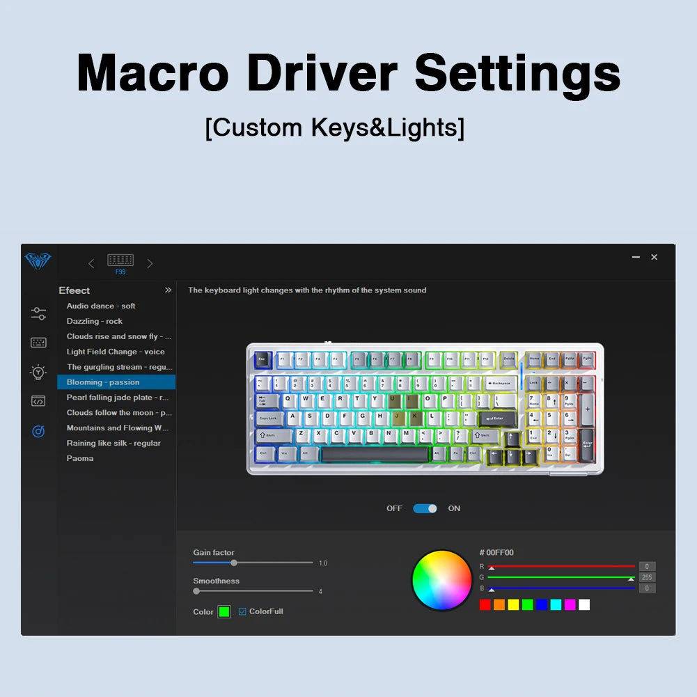AULA F99 Gaming Mechanical Keyboard