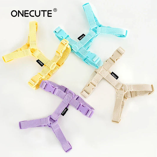 Macaron Dog Harness Leash Set