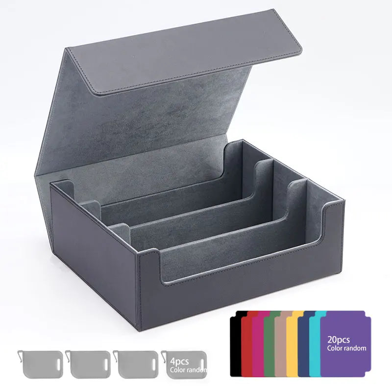 Leather Trading Card Storage Box