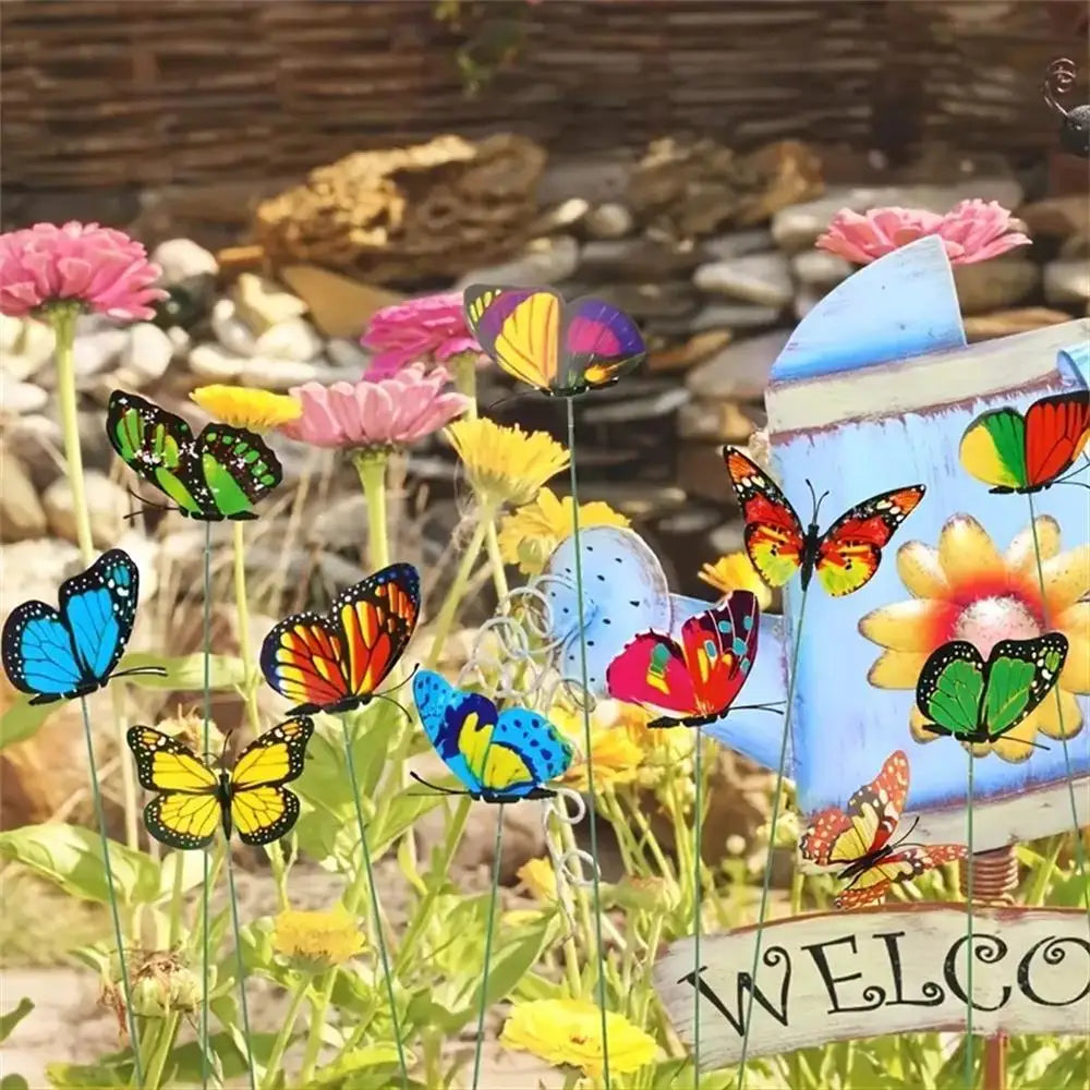 3D PVC Butterfly Garden Decorations
