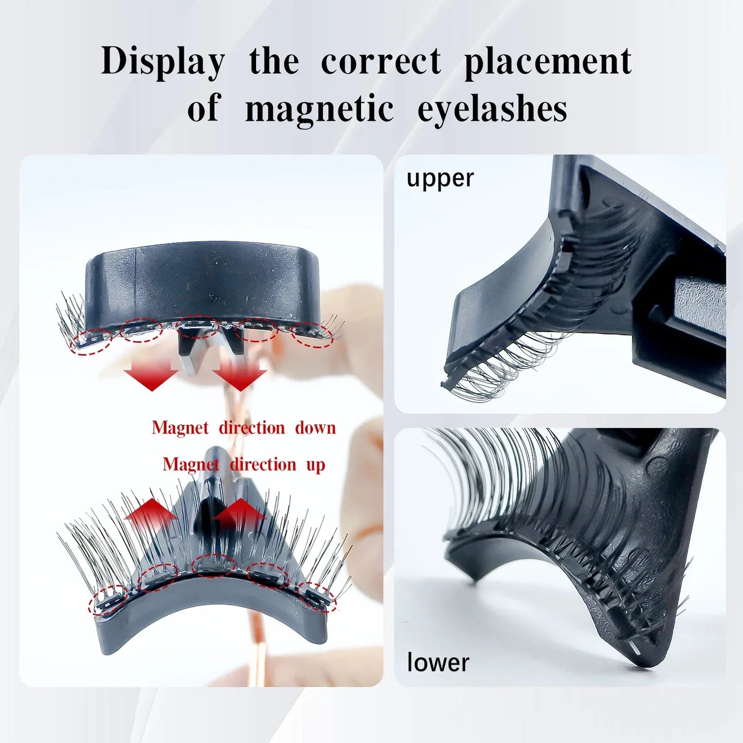 8Pcs Magnetic Eyelash Set