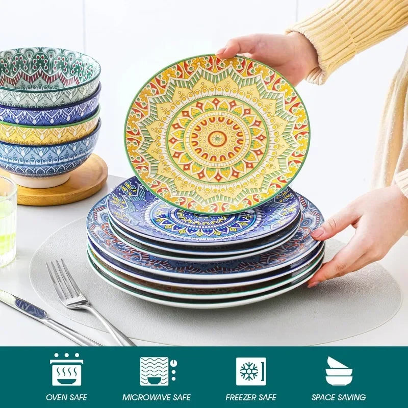Mandala Porcelain Dinnerware Set