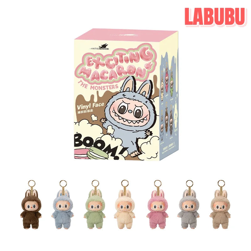 Labubu V1–V3 Macaron Pendant Doll