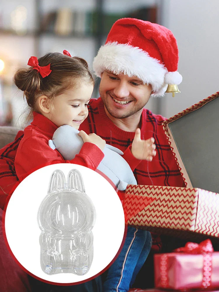 Labubu Transparent Toy Display Storage Cover