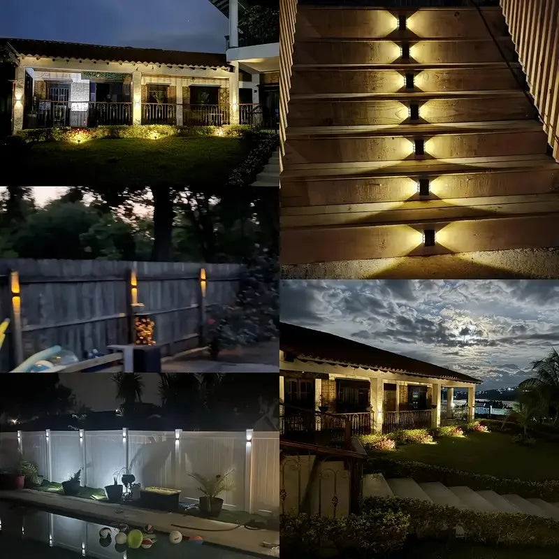 Solar Outdoor LED Wall Lights
